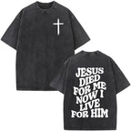 Jesus Faith Over Fear Bible Verse Tee