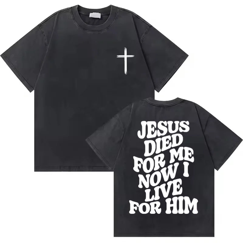 Jesus Forgive Vintage Oversized Tee