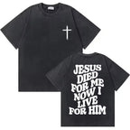 Jesus Forgive Vintage Oversized Tee