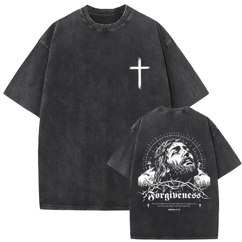 Jesus Forgive Vintage Washed Tee
