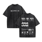 Jesus Print Washed Tee