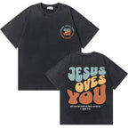 Jesus Forgive Vintage Oversized Tee