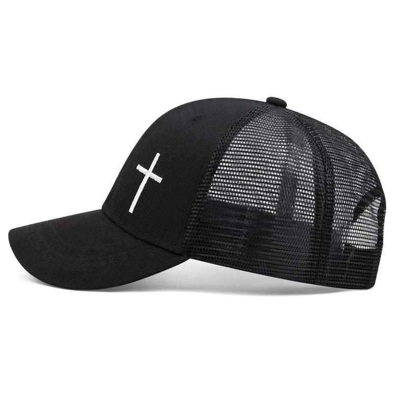 Cross Embroidery Baseball Cap