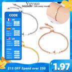 Titanium Cross Stud Earring