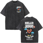 Jesus Faith Over Fear Bible Verse Tee