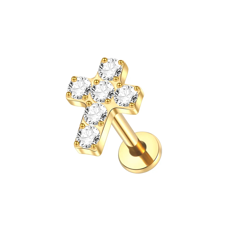 Crown Cross Pendant Necklace