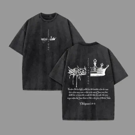 Jesus King Vintage Oversized Tee