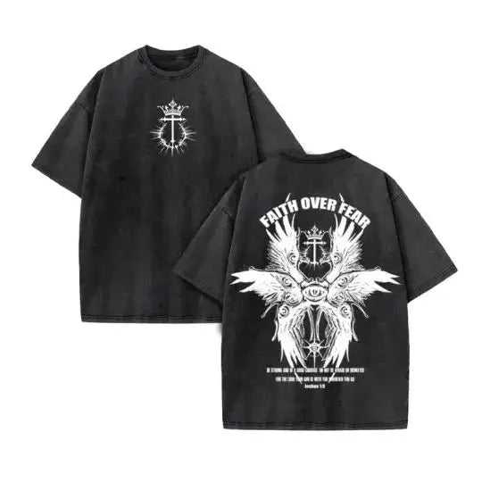 Jesus King Vintage Oversized Tee