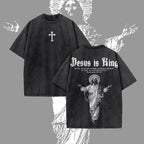 Jesus King Vintage Oversized Tee