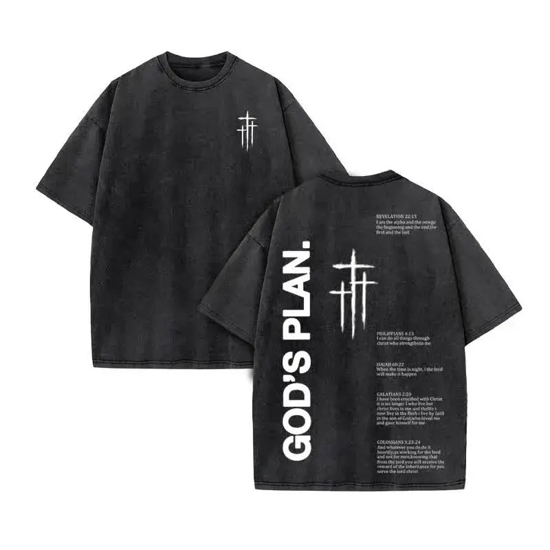 Jesus Print Washed Tee