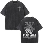 Jesus Faith Over Fear Bible Verse Tee