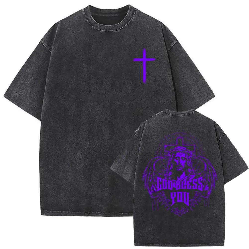 Jesus Verses Washed Street Tee