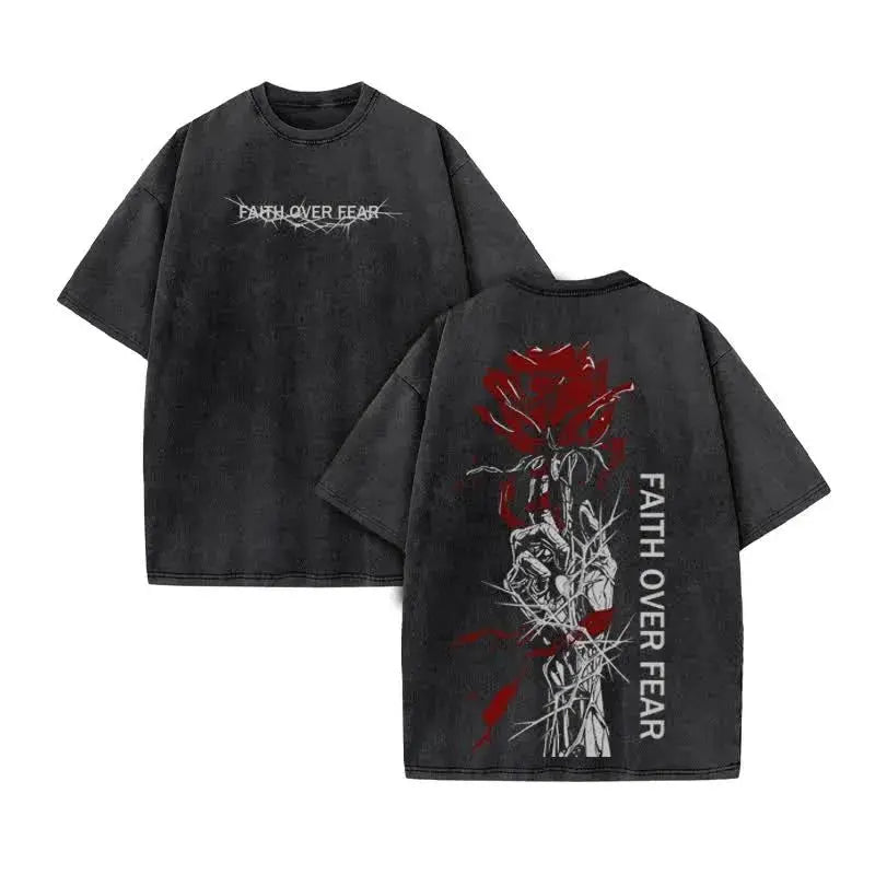 Jesus Print Washed Tee