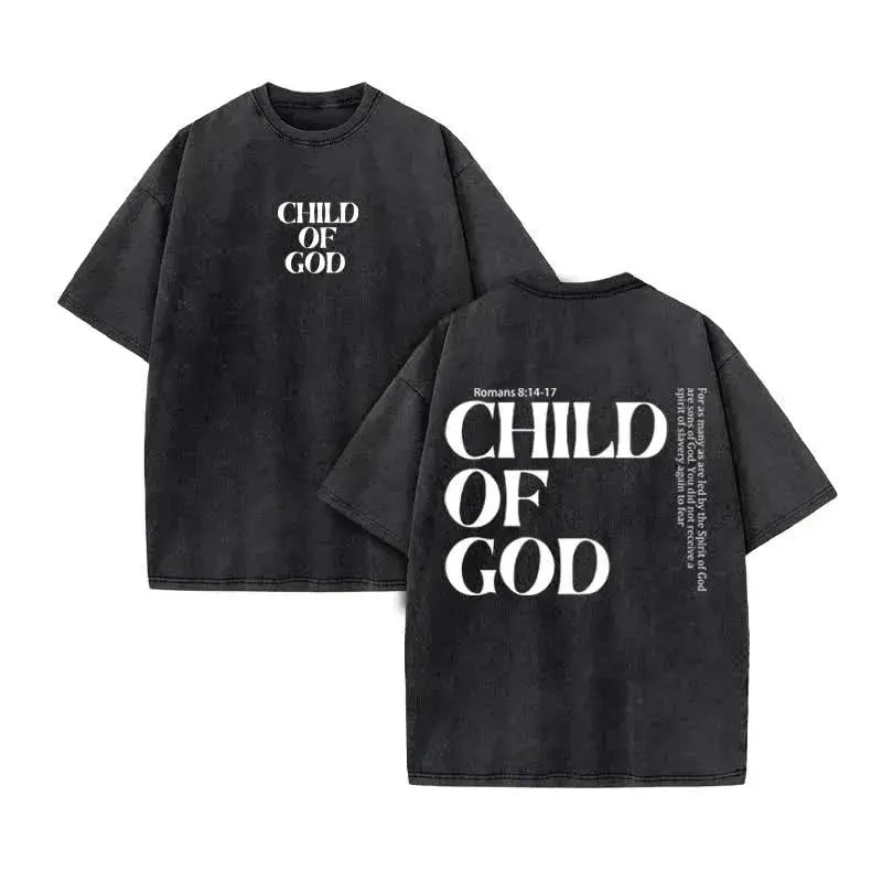Jesus Print Washed Tee