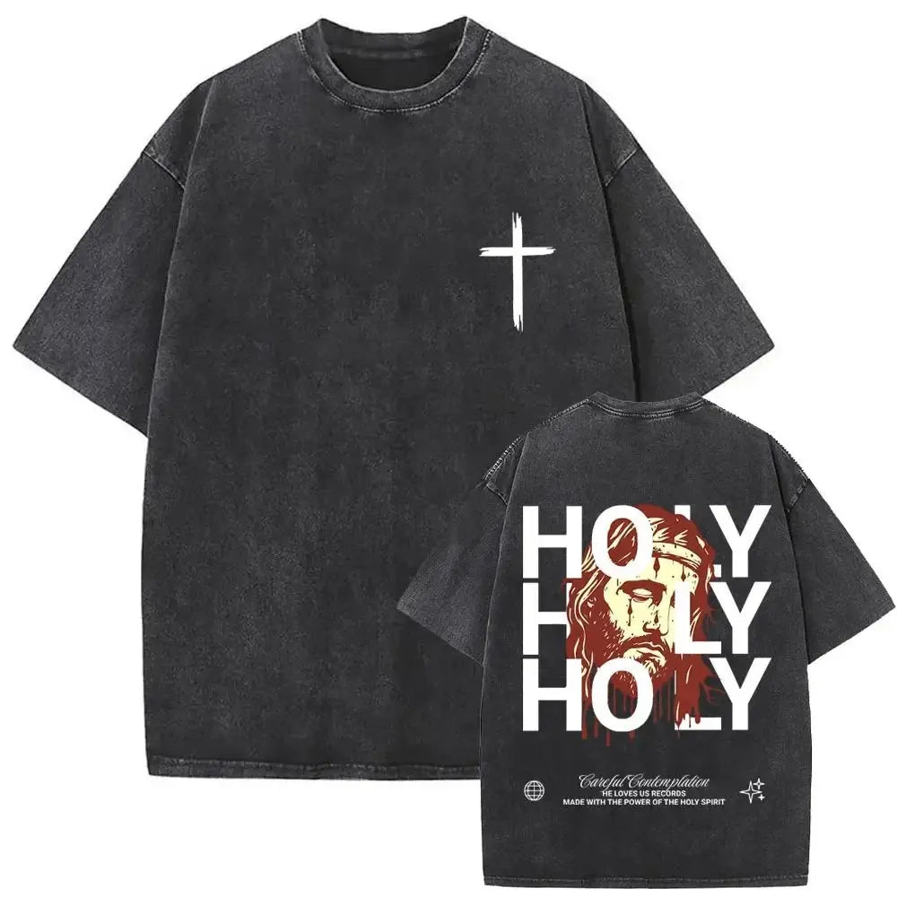 Jesus Forgive Vintage Oversized Tee