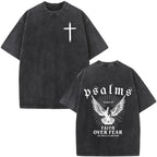 Jesus Faith Over Fear Bible Verse Tee