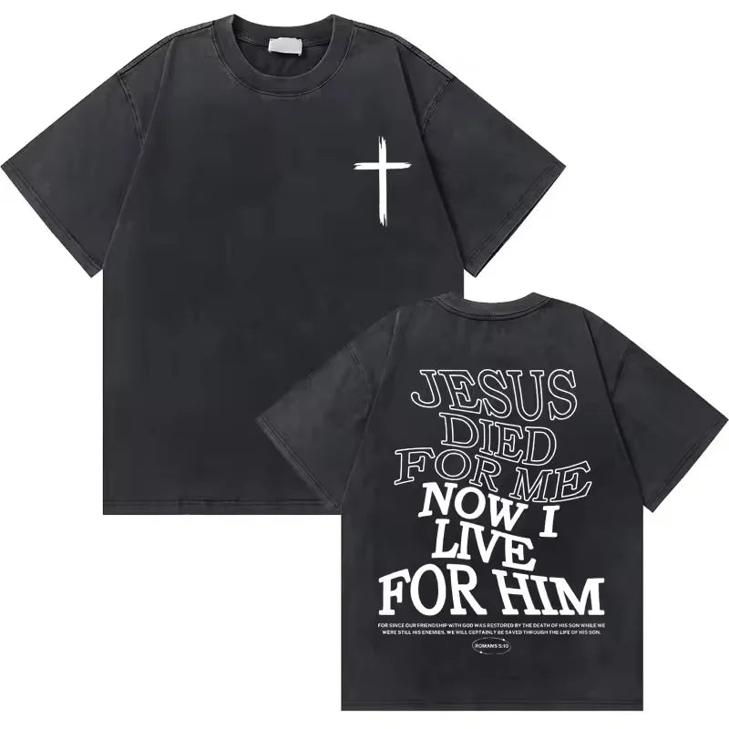 Jesus Forgive Vintage Oversized Tee