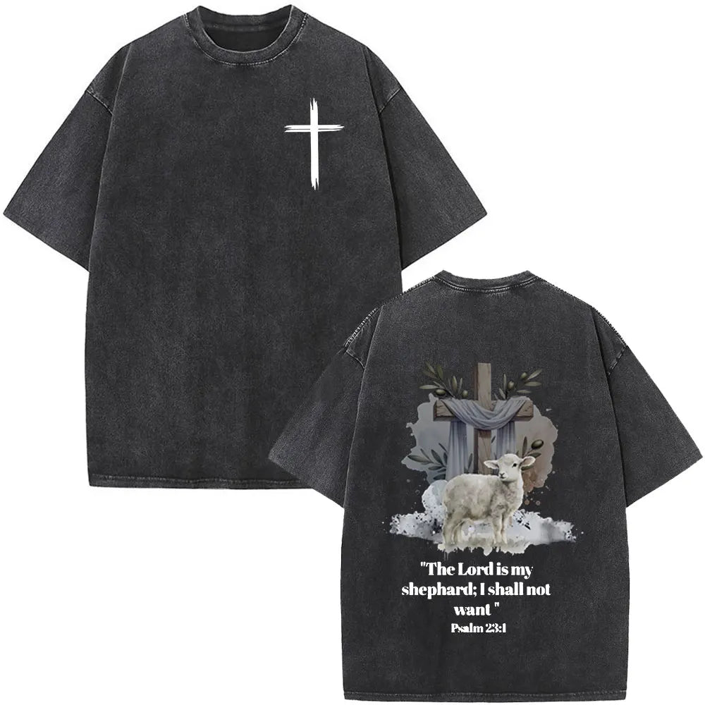 Jesus Faith Over Fear Bible Verse Tee