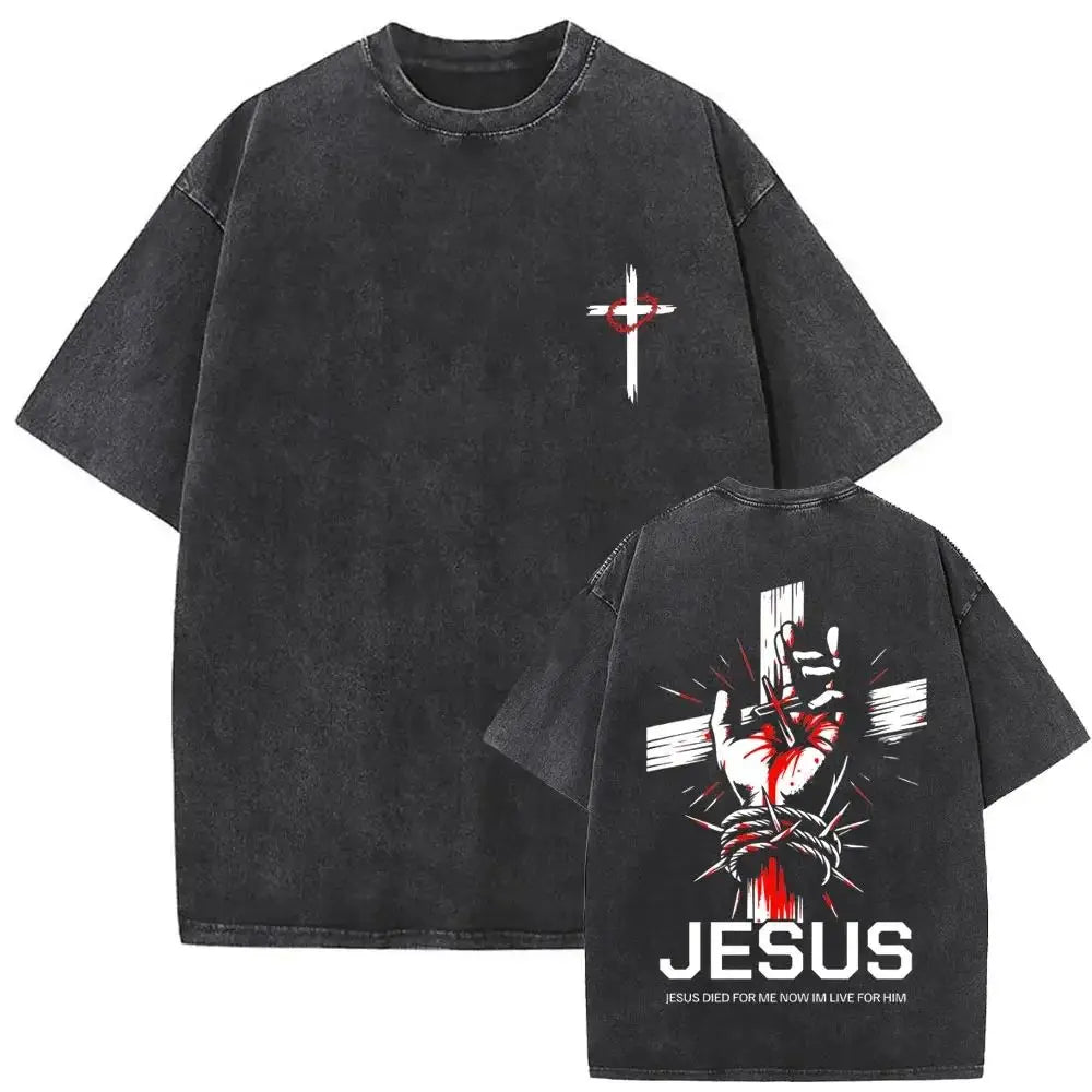 Jesus Summer Casual Vintage Tee
