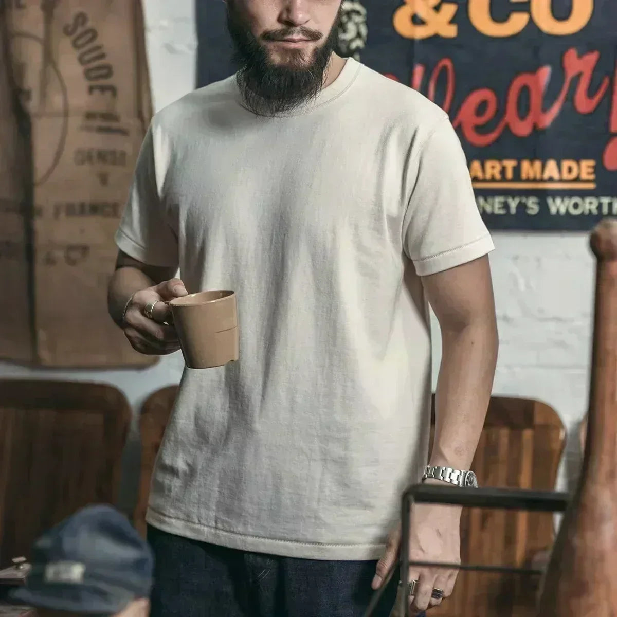 Jesus Print Washed Tee