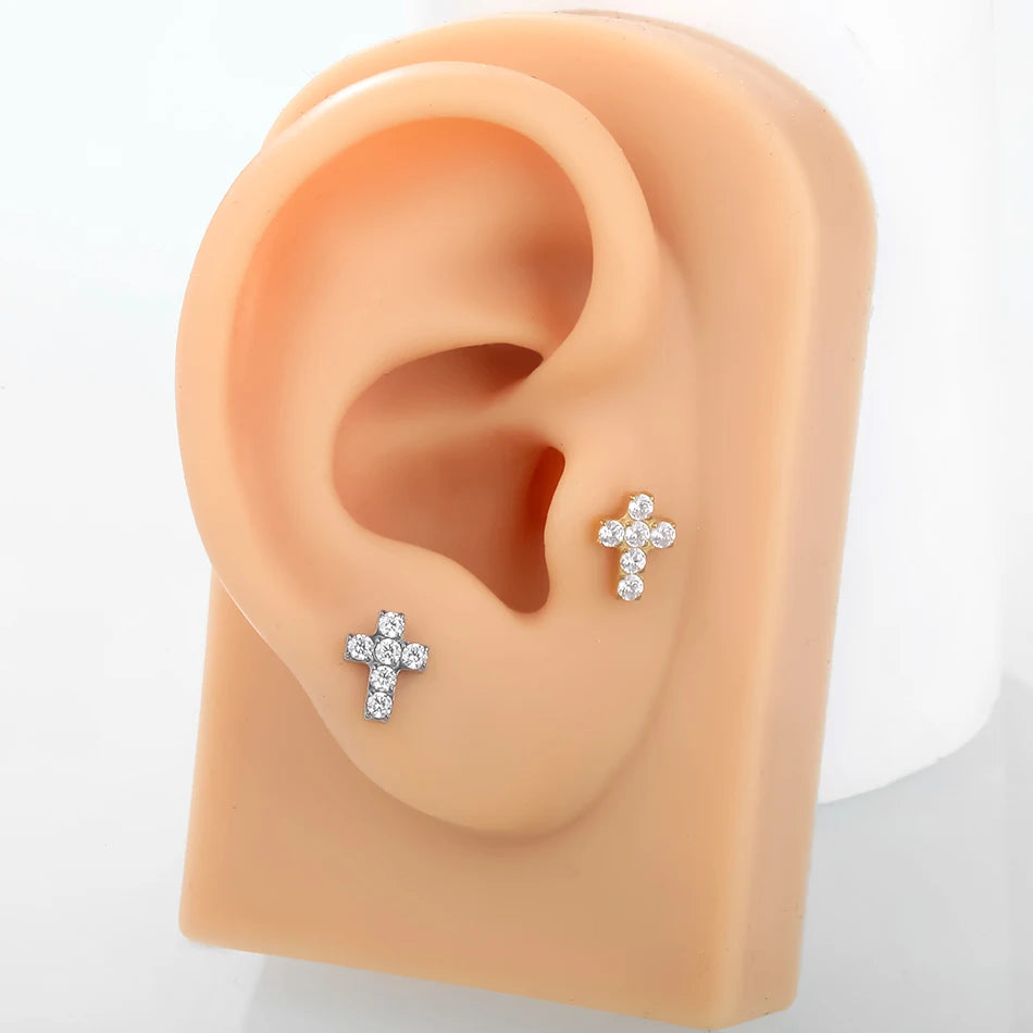 Crown Cross Pendant Necklace