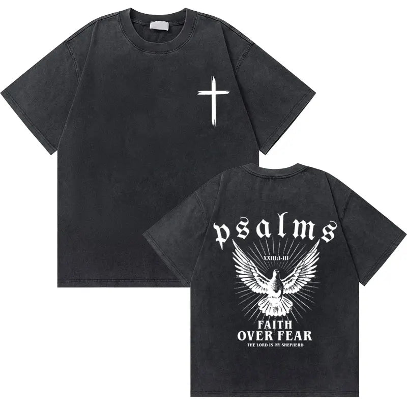 Jesus Faith Over Fear Verse Tee