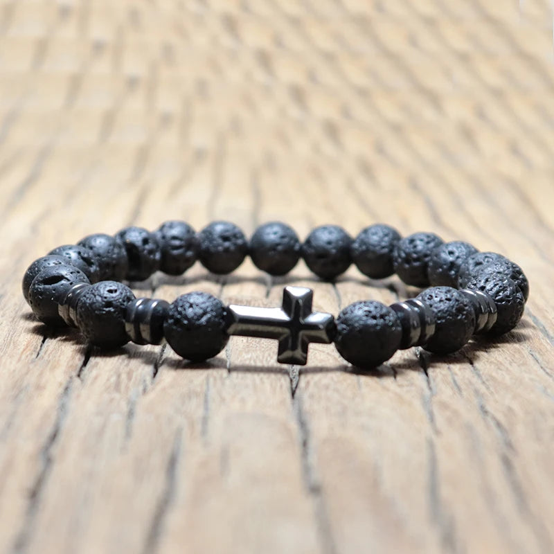 Cross Moissanite Ring