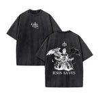 Jesus King Vintage Oversized Tee
