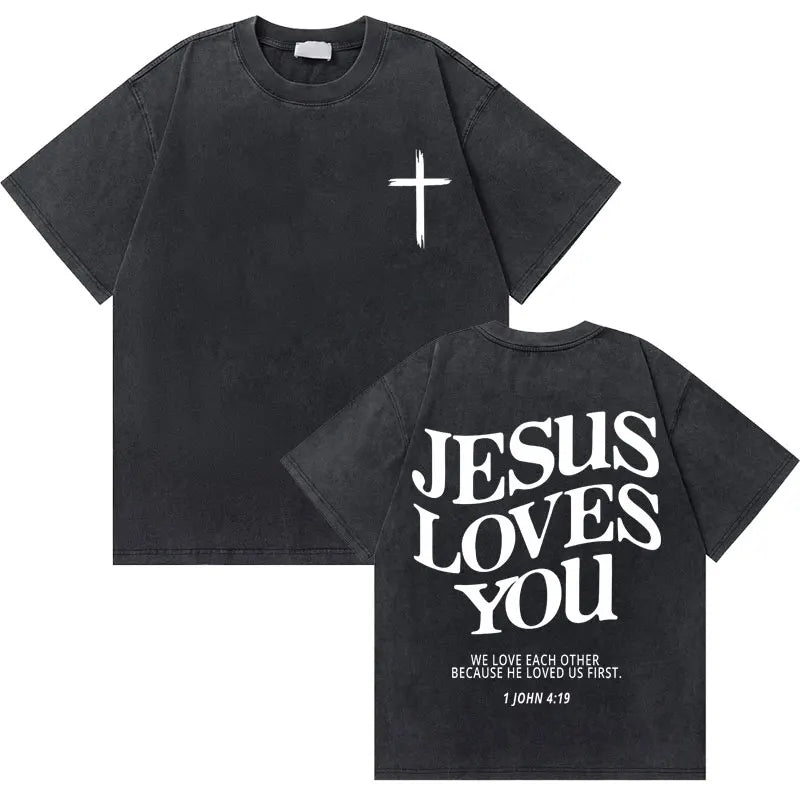 Jesus Faith Over Fear Verse Tee