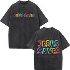 Jesus Faith Over Fear Bible Verse Tee