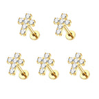 Crown Cross Pendant Necklace