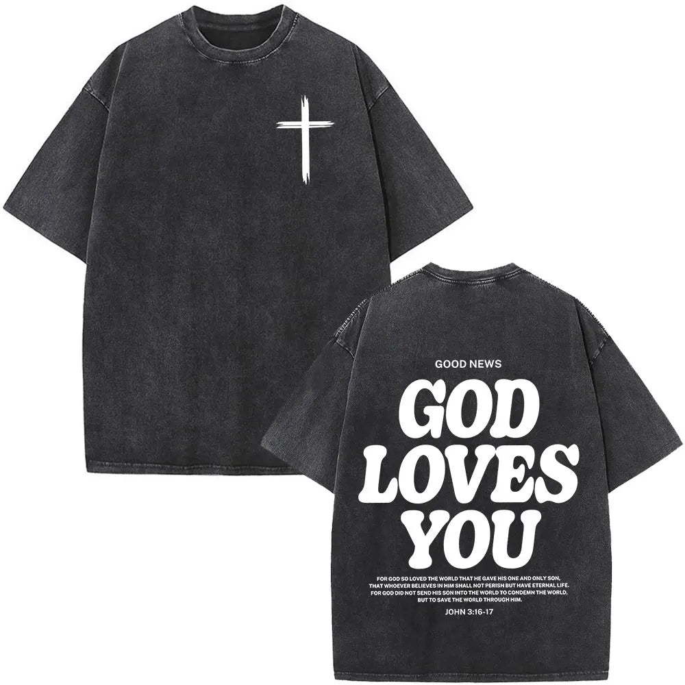 Vintage Washed Jesus Died for Me Tee