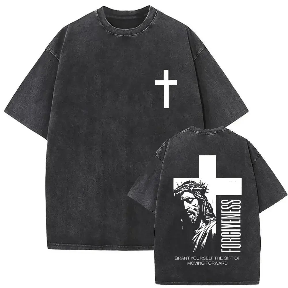Jesus Forgive Vintage Washed Tee