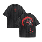 Jesus Print Washed Tee