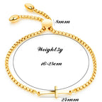 Titanium Cross Stud Earring